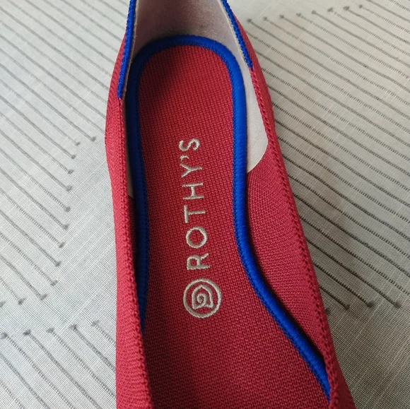 Rothy's Red and Blue Flats - Picture 5 of 5